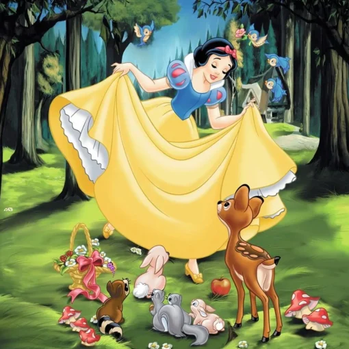 Ravensburger - Disney Snow White Cinderella Ariel 3x49pc