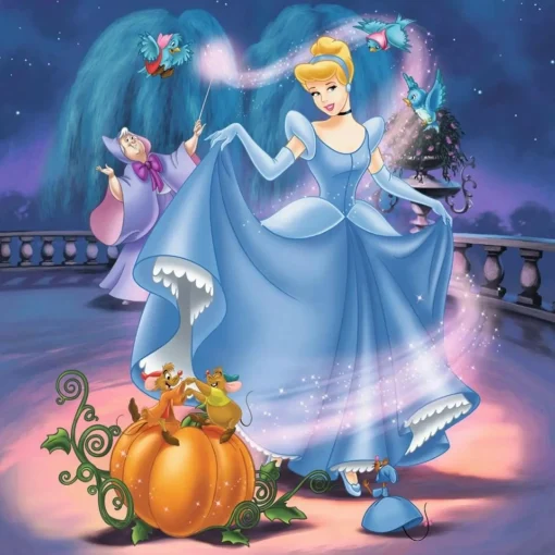 Ravensburger - Disney Snow White Cinderella Ariel 3x49pc
