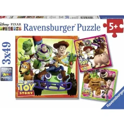 Ravensburger - Disney Toy Story History 3x49pc