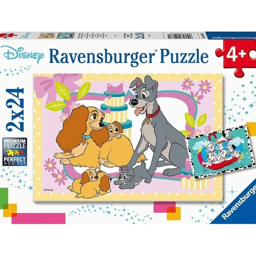 Ravensburger - Disneys Favourite Puppies Puzzle 2x24 Pieces