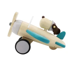 Retro Plane With Cute Dog Driver - Large