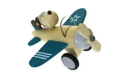 Retro Plane With Cute Dog Driver - Large