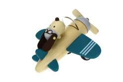 Retro Plane With Cute Dog Driver - Large