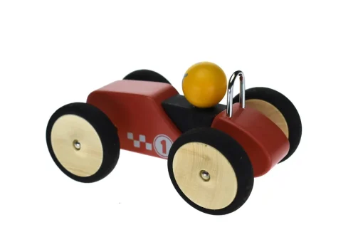 Retro Racing Car Red - Large