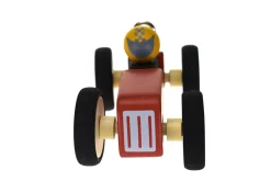 Retro Racing Car Red - Large