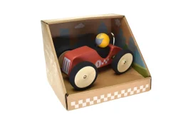 Retro Racing Car Red - Large
