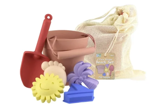 Silicone Beach Set Pink Sundae - 6 Piece