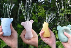 Silicone Brave Beasts Animal Pourers 4 Piece Set- Pastel