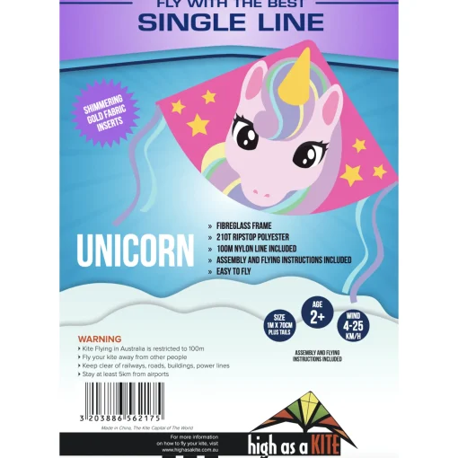 Single Line Kite: Unicorn