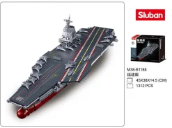 Sluban | Aircraft Carrier Fujian 1:450 Scale 1312Pcs