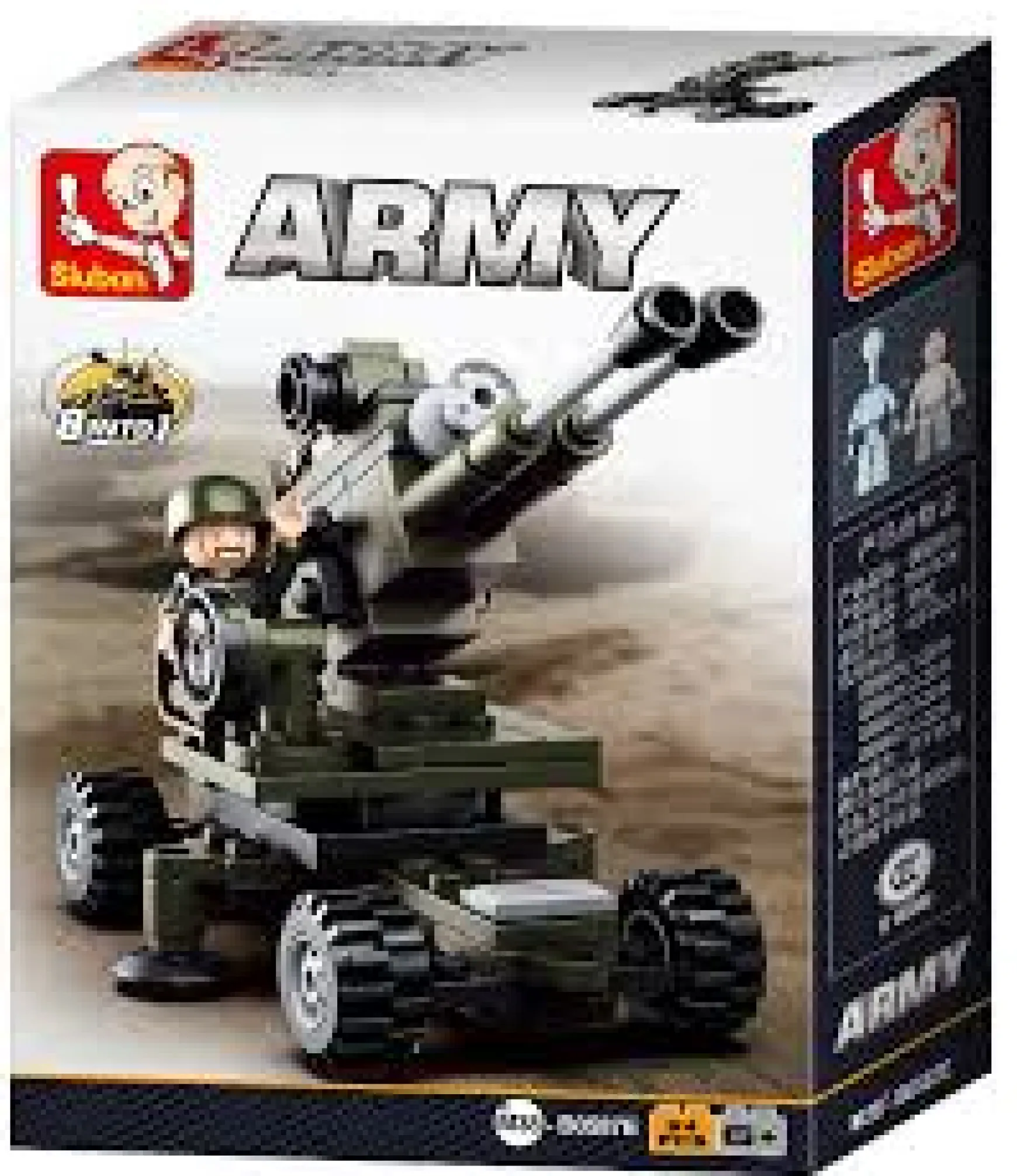 Sluban | Army Artillery 95 Pcs
