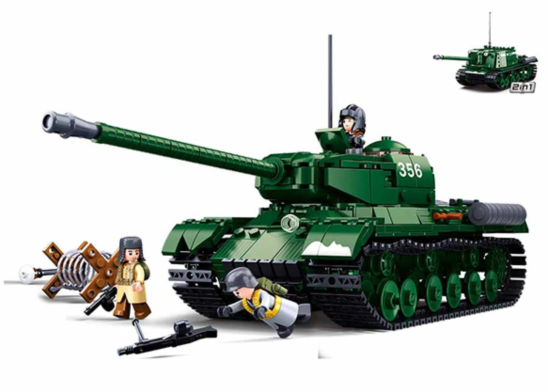 Sluban | Army Battle Of Budapest - Is2 Heavy Tank 845 Pcs