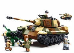 Sluban | Army Battle Of Budapest - The King Tiger Heavy Tank 930 Pcs