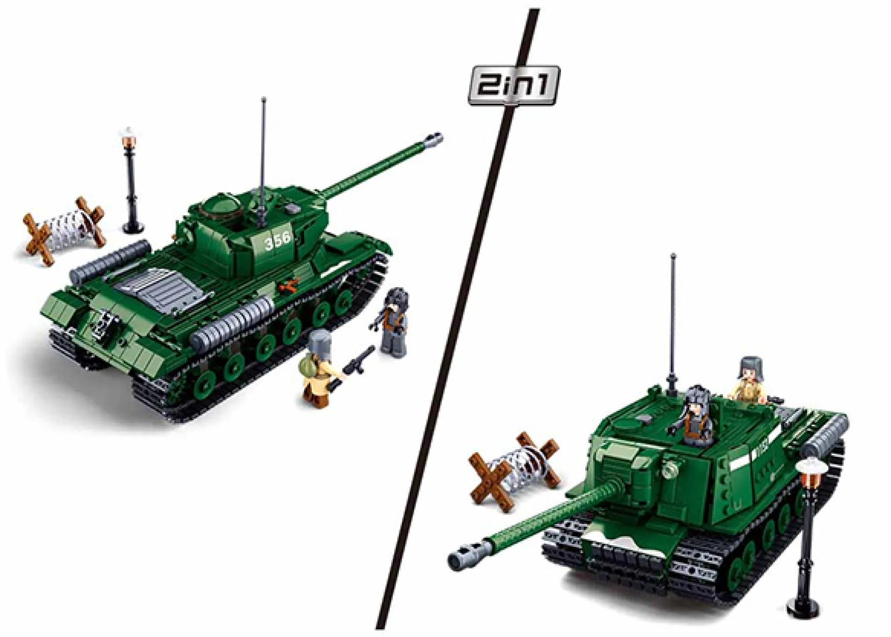 Sluban | Army Battle Of Budapest - Is2 Heavy Tank 845 Pcs