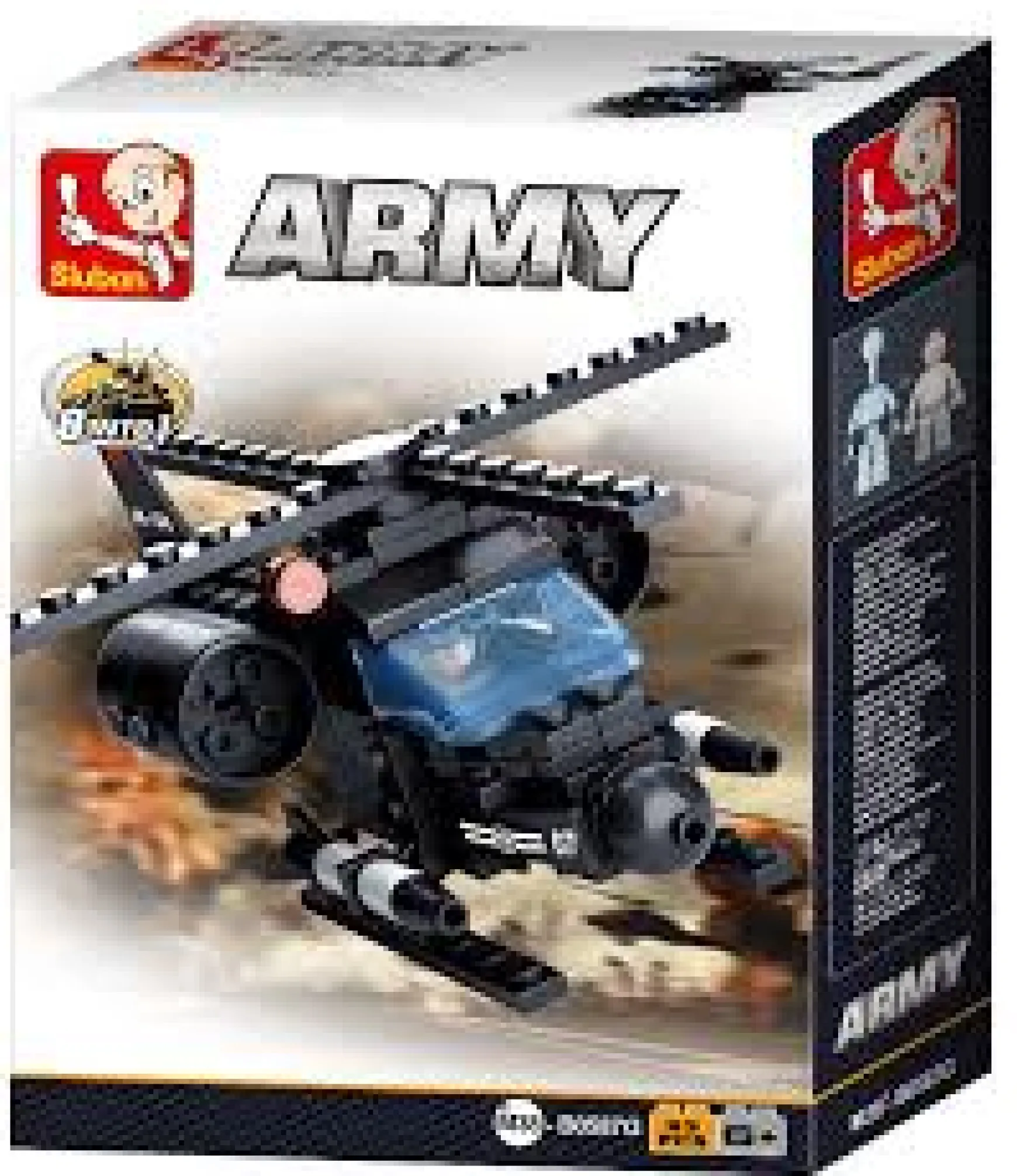 Sluban | Army Helicopter 93 Pcs