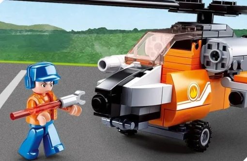 Sluban | Aviation Helicopter 129 Pcs