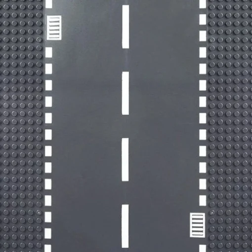 Sluban | Building Base Plates - Road Straight