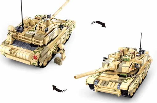 Sluban | Main Battle 2 In 1 Tank 99A 893 Pcs