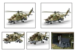 Sluban | MI-24S Helicopter Gun/S 893 Pieces