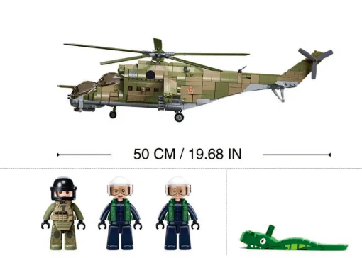 Sluban | MI-24S Helicopter Gun/S 893 Pieces