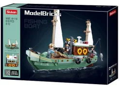 Sluban | Model Bricks | Fishing Boat 610 Pcs
