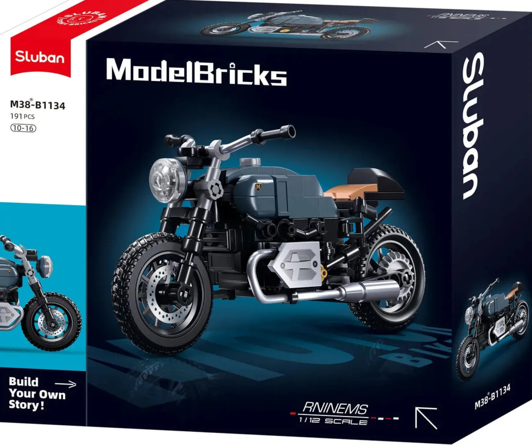 Sluban | Motorbike Rninems Scale 1:12