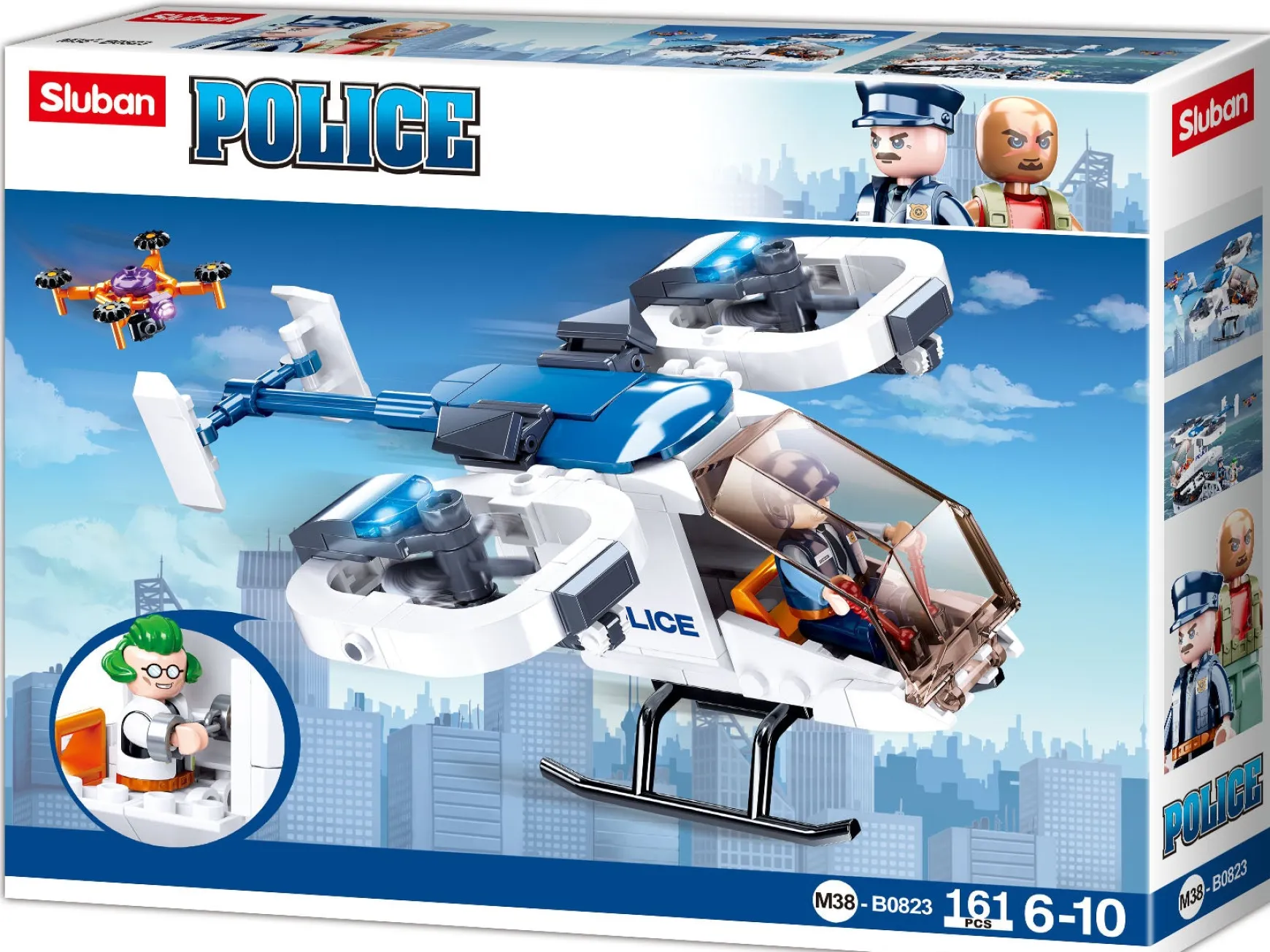 Sluban | Police Helicopter 161 Pcs