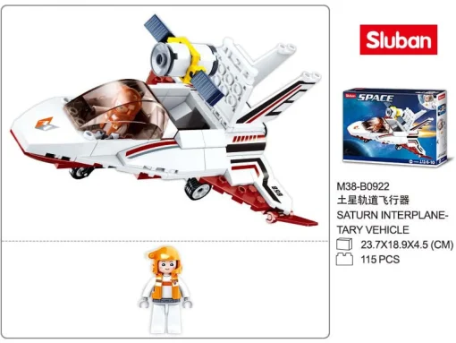 Sluban | Space Saturn Interplanetary Vehicle 115 Pcs