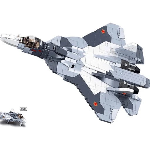Sluban | SU-57 Fighter Plane 2-in-1 893pcs