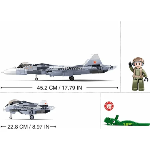 Sluban | SU-57 Fighter Plane 2-in-1 893pcs