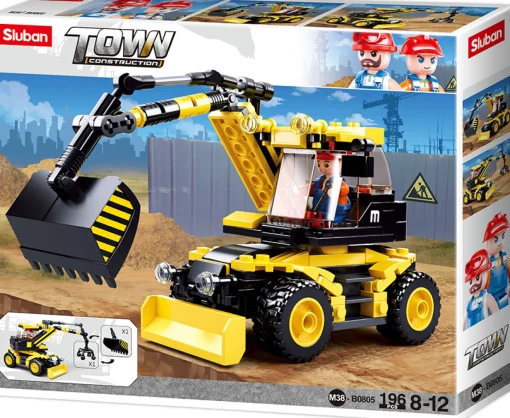 Sluban | Town Excavator/Lifter 195 Pcs