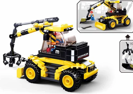 Sluban | Town Excavator/Lifter 195 Pcs