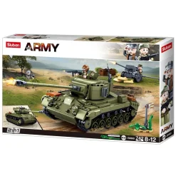 Sluban | WW2 M26E1 Pershing Medium Tank - 742pcs