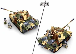 Sluban | WW2 Medium Tank 725 Pcs