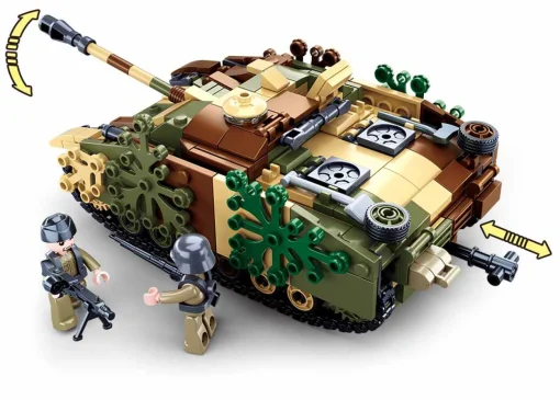 Sluban | WW2 Stug Iii Armoured Fighting Vehicle 524 Pcs