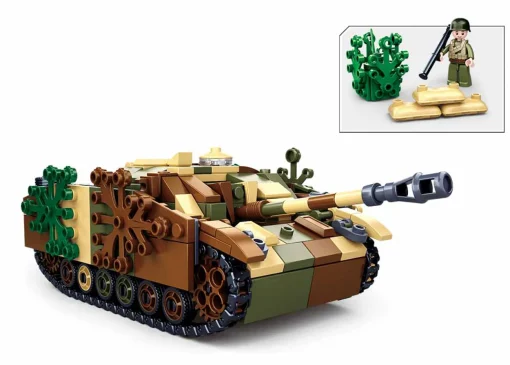Sluban | WW2 Stug Iii Armoured Fighting Vehicle 524 Pcs