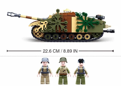 Sluban | WW2 Stug Iii Armoured Fighting Vehicle 524 Pcs