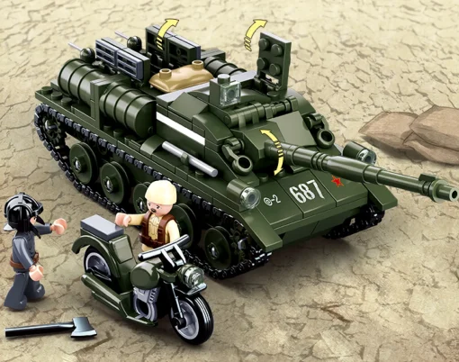 Sluban | WW2 Su-85 Tank Destroyer 338 Pcs