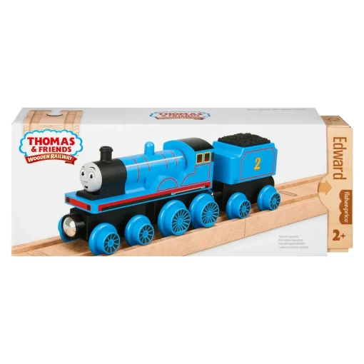 Thomas u0026 Friends Wooden Railway Edward Engine and Coal-Car