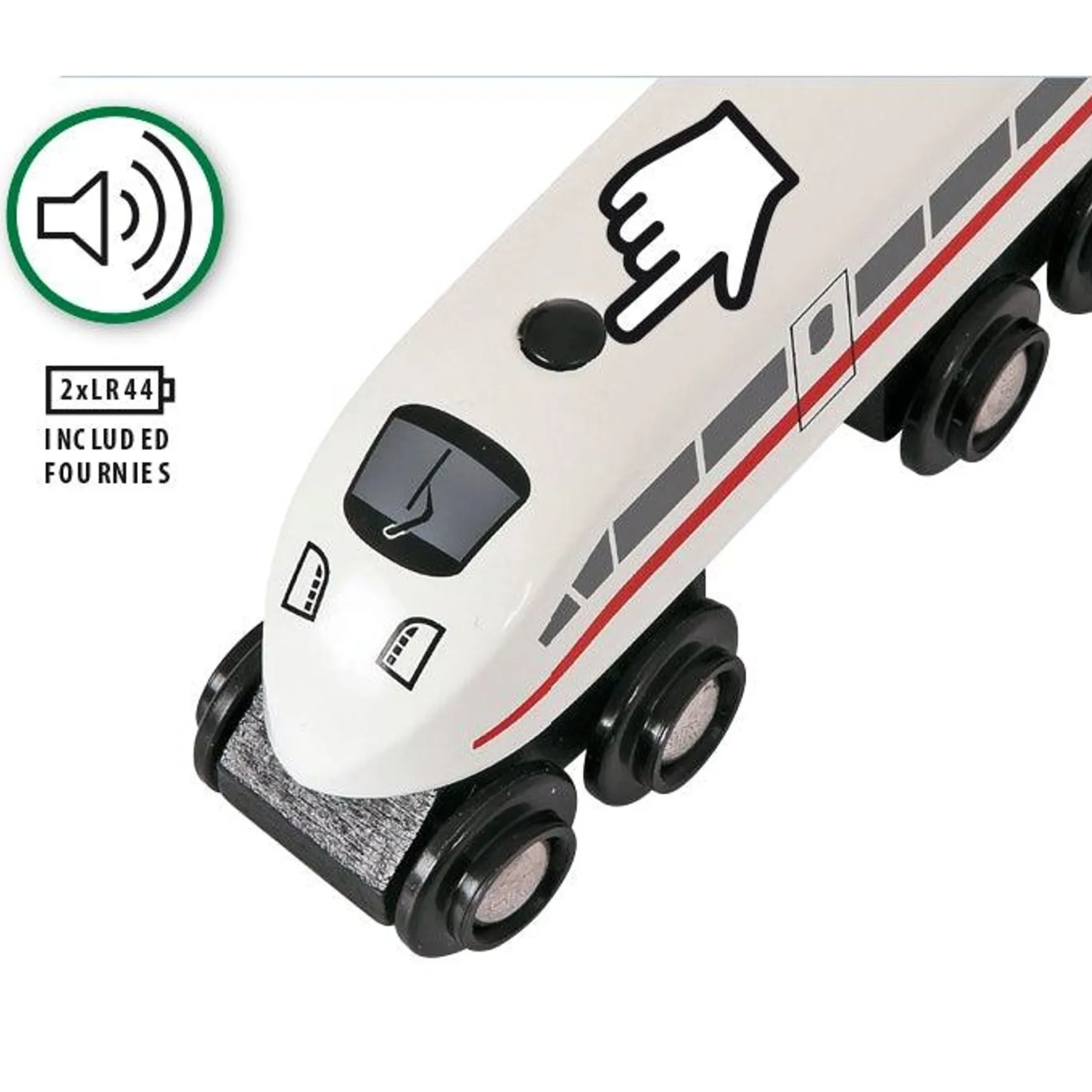 Train - High Speed Train with Sound 3 pcs