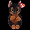 Ty Beanie Bellies | Fritz the Black u0026 Tan Dog | Regular