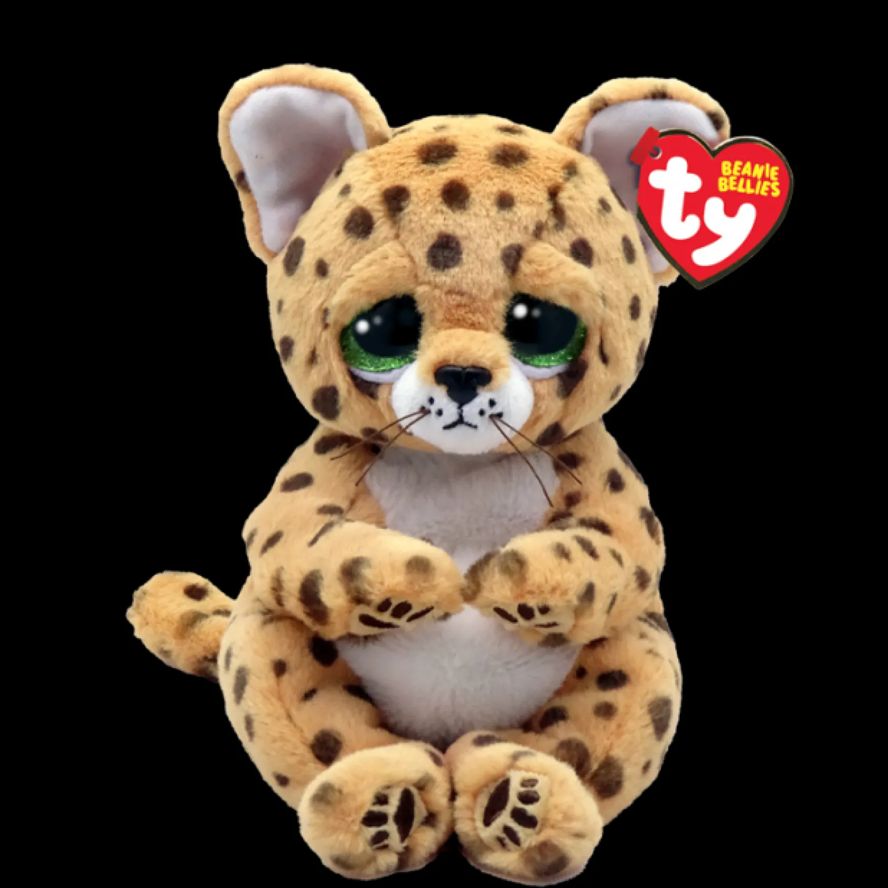 TY Beanie Bellies | Lloyd the Tan Leopard | Regular