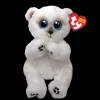 Ty Beanie Bellies | Wuzzy the White Bear | Regular