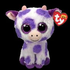 Ty Beanie Boos | Ethel the Purple Spots Cow | Regular