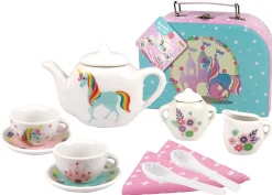 Unicorn Porcelain Tea Set 13 Piece Set