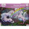 Unicorns and Waterfalls Sparkly 100pc Puzzle