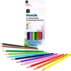 Washable Colouring Pencils - Pack of 12