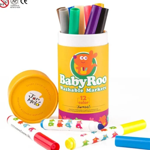 Washable Markers - Baby Roo - 12 Colours