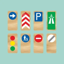 Waytoplay - Road Blocks Set Traffic Signs