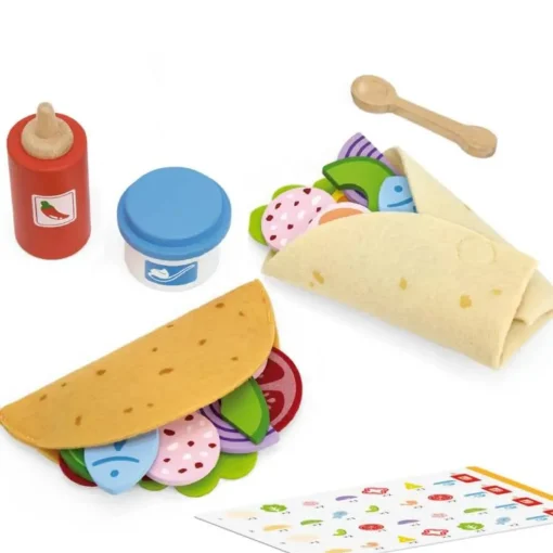 Wooden Taco Set